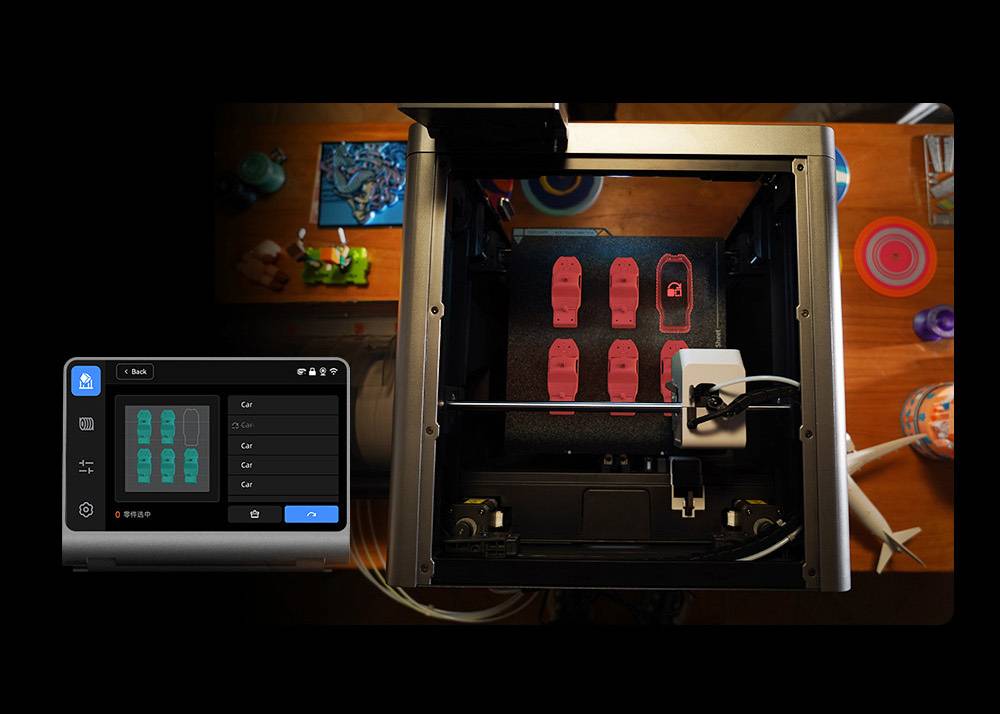 ANYCUBIC KOBRA S1 COMBO 3D Printer, Vibrant 8-Color Printing, 600mm/s Ultra-Fast Speed, Auto-leveling, 320°C Hotend, 44dB Ultra-Quiet, CoreXY Construction, 250*250*250mm