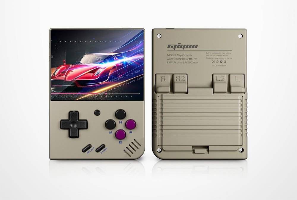 MIYOO Mini Plus Game Console 64GB - Grey