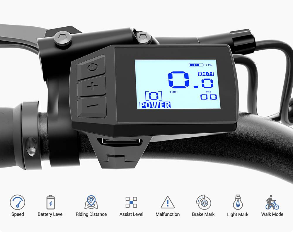 Eleglide C1 ST 27.5-inch Step-through Trekking Bike with 250W Ananda Mid-Drive Motor, 14.5Ah Battery, Max 150km Range, Hydraulic Suspension & Hydraulic Disc Brakes Shimano 7 Gears - Black