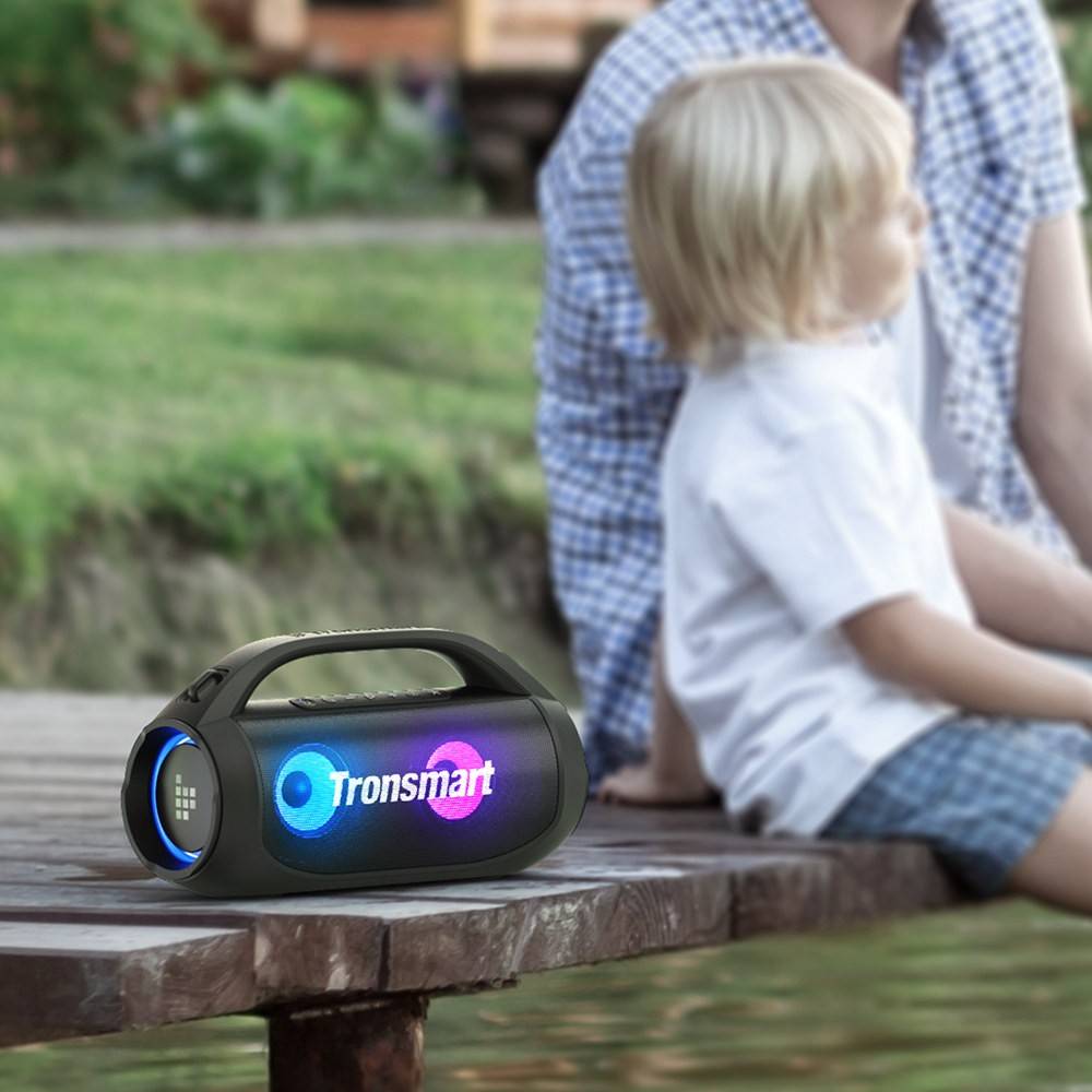 Tronsmart Bang SE Bluetooth Party Speaker 3 Lighting Modes, 24 Hours of Playtime, IPX6 Waterproof - Black