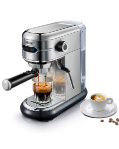 HiBREW H11 Coffee Maker Cafetera 19 Bar Inox Semi Automatic Super Slim ESE POD& Powder Espresso Cappuccino Machine Hot Water