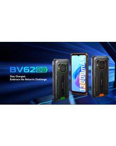 Blackview BV6200 Mobile 13000mAh Big Battery Rugged Phone Waterproof Android 13 6.56 inch Rugged Dual SIM 4G smart phone