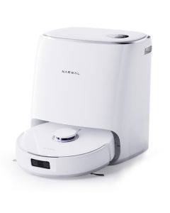 Narwal Freo X Ultra Robotic Vacuum and Mop with Auto Washing and Self-Empty, Strong 8200Pa Suction Power, Zero-Tangling Floating Brush, Automated Mop Lifting To 12mm, All-in-One Base Station
