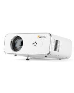Hunkstar P3 1000 ANSI Android Projector, Native 1080P, 4K Decoding, HDR10, Auto-Keystone Correction & Auto Focus, Android 9.0, Bluetooth 5.0, WiFi 6, 2*5W Speakers