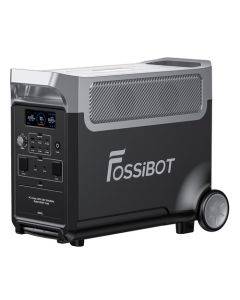 FOSSiBOT F3600 Pro Portable Power Station, 3840Wh LiFePO4 Battery, Max. 11520Wh Expansion, 3600W High AC Output, 2000W Max Solar Charge, 1.5h Full Charge, PD 100W, 13 Output Ports, LED Flashlight, UPS, APP Control