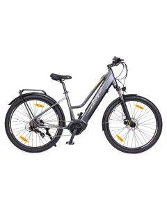 Eleglide C1 ST 27.5-inch Step-through Trekking Bike with 250W Ananda Mid-Drive Motor, 14.5Ah Battery, Max 150km Range, Hydraulic Suspension & Hydraulic Disc Brakes Shimano 7 Gears - Black