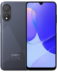 CUBOT P60 Cell Phone Cheap, 6GB+128GB Expandable Android 12 Octa Core Smartphone, 6.52 Inch HD+, 5000mAh Battery, 20MP+8MP Dual SIM 4G Cell Phones, Face ID/Fingerprint, GPS, OTG-Black