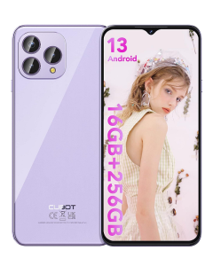 CUBOT P80 - 6.5 inch FHD+ smartphone, 8 GB and 256 GB, 48 MP triple camera, 5200 mAh battery, Android 13, OctaCore processor, purple color Mouse over image for larger view CUBOT P80 - 6.5 inch FHD+ smartphone, 8 GB and 256 GB, 48 MP triple camera, 5200 mA