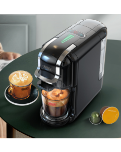 HiBREW Multiple Capsule Coffee Machine, Hot/Cold Dolce Gusto Milk Nespresso Capsule ESE Pod Ground Coffee Cafeteria 19Bar 5 in 1