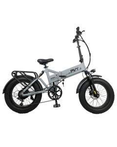 PVY Z20 Plus 1000W Folding Electric Bike 20*4.0 Fat Tire 48V 16.5Ah Battery 80-120km Range Shimano 7-Speed Shifter Lockable Suspension Fork and Rear Shock, Hydraulic Brake Color LCD Display 150kg Load