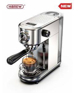 HiBREW H10B 20-Bar Slim Espresso Machine | Semi-Automatic Coffee Maker with Adjustable Temperature, Hot & Cold Brew, Cappuccino Function