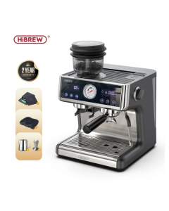 HiBREW Dual Boiler System Barista Pro 20Bar Bean to Espresso Cafetera Coffee Machine with Full Kit for Cafe Hotel Restaurant H7A