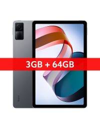 【World Premiere】Global Version Xiaomi Redmi Pad Mi Tablet 64GB MediaTek Helio G99 90Hz 10.61" 2K Display 8000mAh Battery-3GB 64GB Gray-China