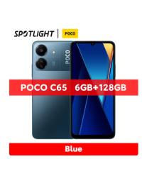POCO C65 Global Version 6GB 128GB/8GB 256GB MediaTek Helio G85 6.74" 90Hz Display 50MP Triple Camera 5000mAh NFC-Blue-6GB+128GB