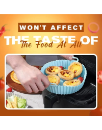 Air Fryer Silicone Baking Tray-Blue-1pc