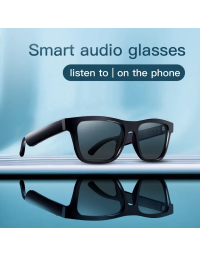 Smart Bluetooth glasses black technology directional audio wireless headset multifunctional listening to songs talking sports glasses-1