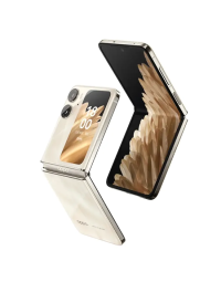 OPPO Find N2 Flip Dual-SIM 256GB ROM + 8GB RAM (GSM only | No CDMA) Factory Unlocked 5G Smartphone (Astral Black) - International Version-12+256G-ROM(Multi-voice, google play)-gold-CN