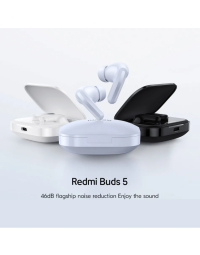 Xiaomi Redmi Buds 5 46dB Noise Cancelling Bluetooth 5.3 TWS Earphone 40H Battery Life AI Call Anti Wind Noise Wireless Headphone