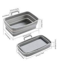 oldable Air Fryer Silicone Baking Tray-1