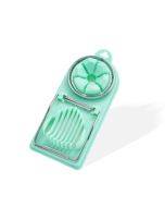 6 PCS Multifunctional Egg Cutter Kitchen Tool Stainless Steel Fancy Egg Cutter(Green)