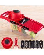 Multifuction Vegetable Cutter Stainless Steel Blade Manual Potato Onion Peeler Carrot Grater Dicer