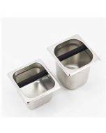 Stainless steel coffee grounds barrel coffee box, specifications: large