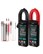 ANENG ST211 Digital Clamp-On Current Multimeter 6000 Counts True RMS Large Color Display Intelligent Manual Automatic Integration Clamp Meter - Black