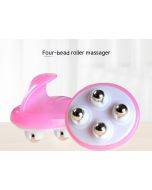 Handheld four-head ball massager