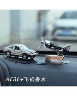 Solar Auto Ornamente kleine Flugzeuge Aromatherapie rotierende Autozubehör Autozubehör High-End-Parfüm männliche Mittelkonsole