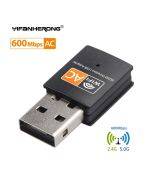 2.4GHz+5GHz Dual Band 600mbps USB Wifi Adapter Wireless Network Card Wireless USB WiFi Adapter wifi Dongle PC Network Card