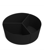 Black Slow Cooker Silicone Liner Silicone Divider Pad for Crockpot 6QT