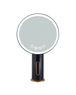 Q6 Smart Clock Display Bluetooth Speaker Fill Light Makeup Mirror with Wireless Charger