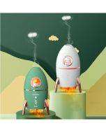 Aike family V9 small USB plug-in rocket shaped jellyfish fog ring night light humidifier