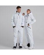Waterproof and Breathable One-Piece Ski Suit for Men and Women