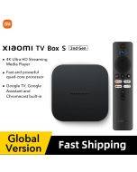 Original Global Version Xiaomi TV Box S(2nd Gen) 4K Ultra HD 2G 8G WiFi BT5.2 Google TV Cast Netflix Smart TV Box Media Player