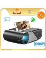 BYINTEK K9 Portable LCD projector WIFI Wireless TV Mini Home Theater HD LED 1080P Projector for Iphone Smartphone 3D 4K Cinema