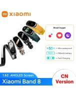 【pre-order】Xiaomi Mi Band 8 CN verison Blood Oxygen 1.62 AMOLED Screen Fitness Bracelet Miband8 60Hz Fitness Traker Heart Rate Monitor Mi Smart Band