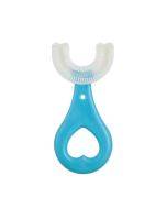 U-shaped Children Baby Hand-held Soft Toothbrush Brushing Artifact for 2-6 Years Old