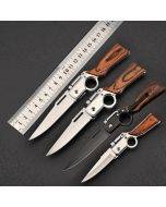 Outdoor Stainless Steel Folding Knife with Light