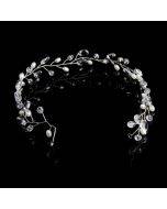 Fashion Leaves Bridal Hair Accessories Handmade Crystal Hair Jewelry Wedding Headband Headpiece for Women