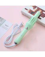 Extended Automatic Ceramic Curling Iron 32mm Shaped Big Wave Styling Tools,CN Plug(Green)