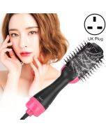 2 in 1 Multi-functional Comb Styling Rotating Hot Hair Dryer Straightener Curler UK Plug