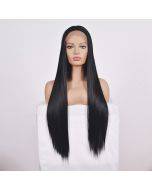 Former lace net lady long straight hair wig