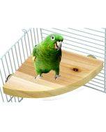 Parrot Log Fan-Shaped Platform Station Board Hamster Springboard Rest Platform