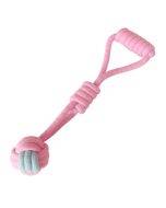 Hand Ball Dog Molar Teeth Cleaning Toy Candy Color Woven Cotton Rope