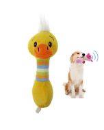 Cute Pet Dog Toys Chew Squeaker Animals Pet Toys Plush Puppy Honking Squirrel For Dogs Cat Chew Squeak Toy Dog Goods(Duck)