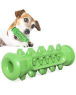 Dog Molar Stick Sound Bite Leakage Dog Toothbrush(Green)