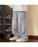 Men's Thin Drawstring Wide Leg Pants