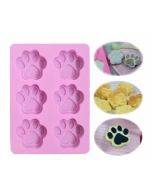 3 PCS Paw Soap Ice Cream Chocolate Cake Silicone Mold(Pink)