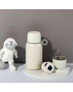 316 Stainless Steel Insulation Cup Large Capacity Big Belly Cup with Strap(White)